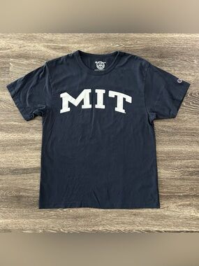 Champion MIT Massachusetts Institute of Technology T-Shirt Navy Blue Size S